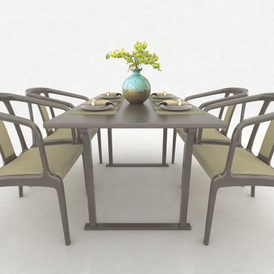 新中式风格餐桌