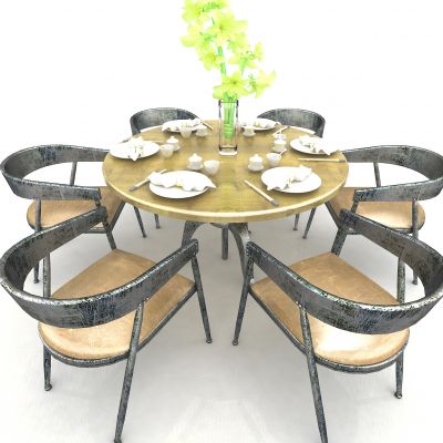 工业风格餐桌
