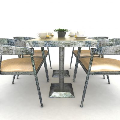 工业风格餐桌