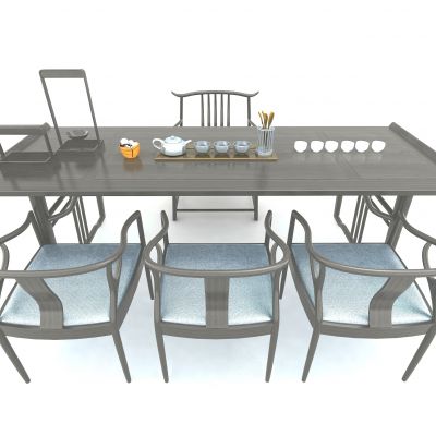 新中式风格书桌