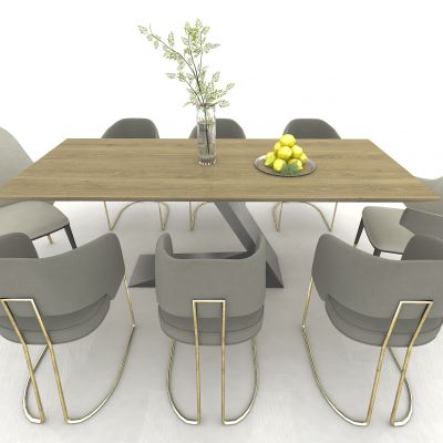 现代风格餐桌