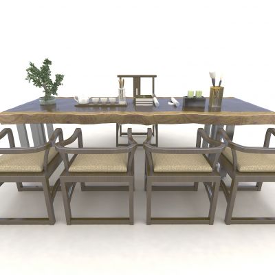 新中式风格茶桌