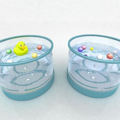 现代风格婴儿游泳池