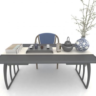 新中式风格书桌