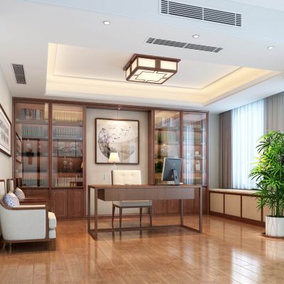 公园里家装书房