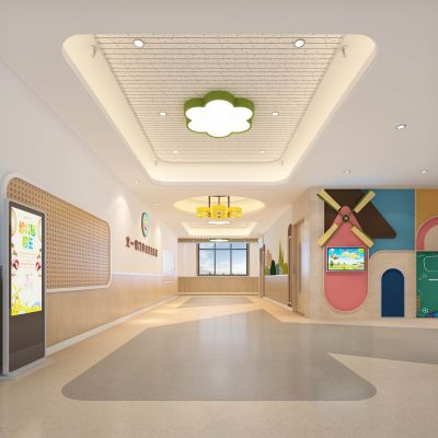 文一锦门学府里幼儿园门厅