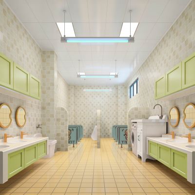 采石苑幼儿园合寝教室卫生间