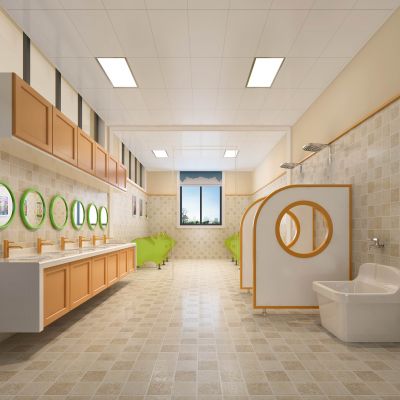 华凌锦苑幼儿园合寝教室卫生间