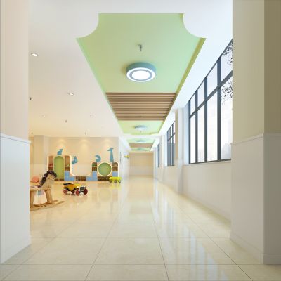 采石苑幼儿园走道1