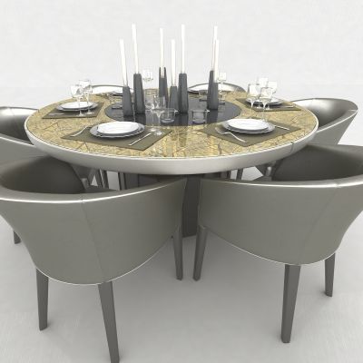 现代风格餐桌