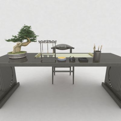 新中式风格书桌