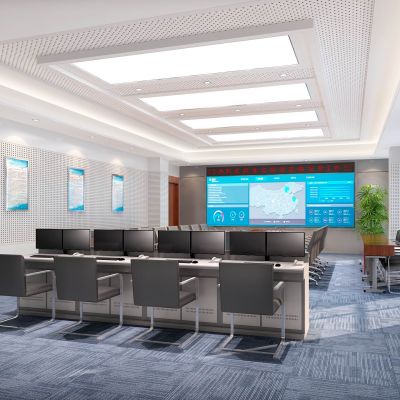 监控指挥大厅 室内