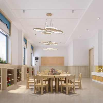 保利熙悦府幼儿园二层美工室