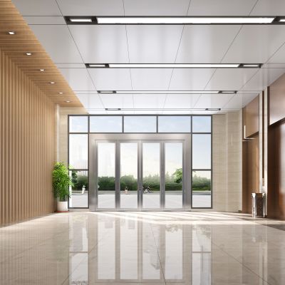 行政中心一层电梯间