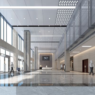 貢街办公楼门厅