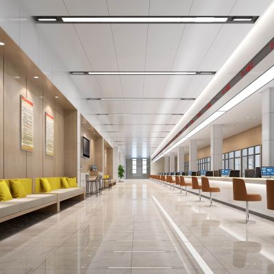 界首行政中心一层大厅视角二