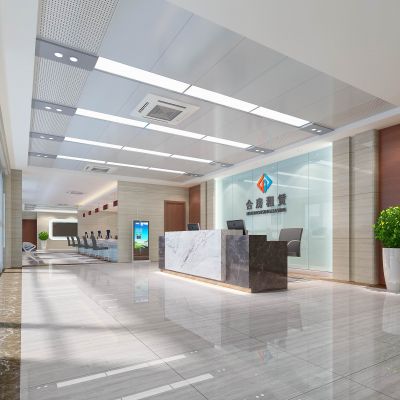 合房租赁公司门厅