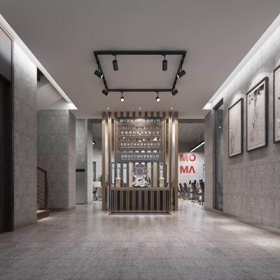 钱总办公门厅大图