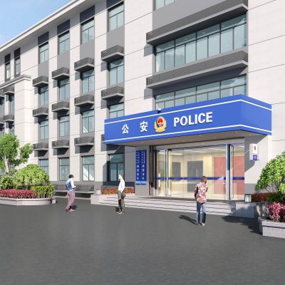 公安机关门头花坛