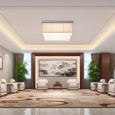 智慧餐厅二层接待室