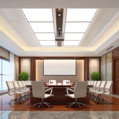 马鞍山轻工厂小会议室3D模型