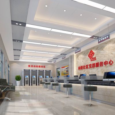 向阳社区门厅大图