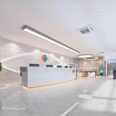 租赁公司门厅背景