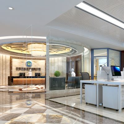 安徽天达建设前台接待区