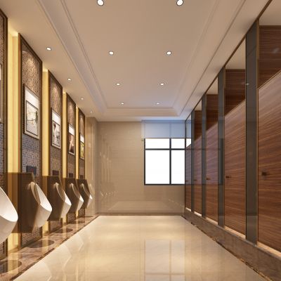 现代酒店男卫生间