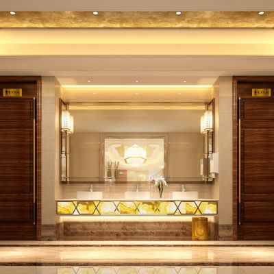  现代卫生间前室