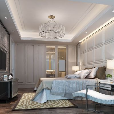 青阳样板房主卧室大图