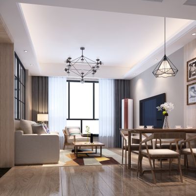 现代家装客餐厅