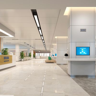 现代服务中心办公大厅