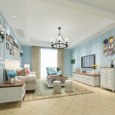 地中海客厅 餐厅