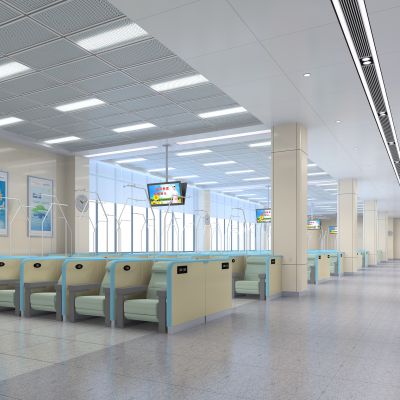 现代医院输液大厅