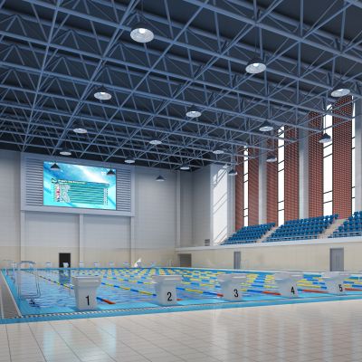 体育馆标准游泳池