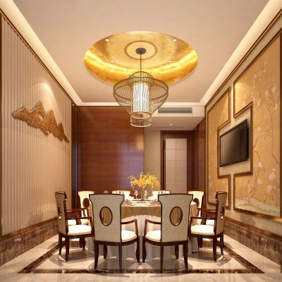 新中式酒店小包厢