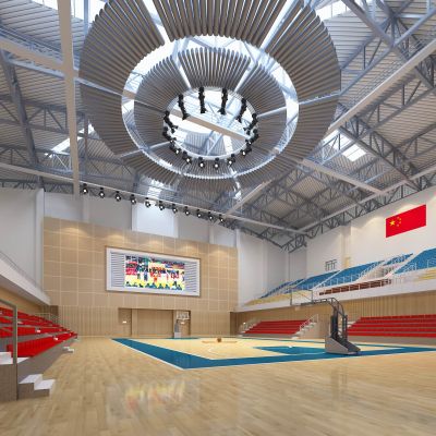 体育馆大型篮球场