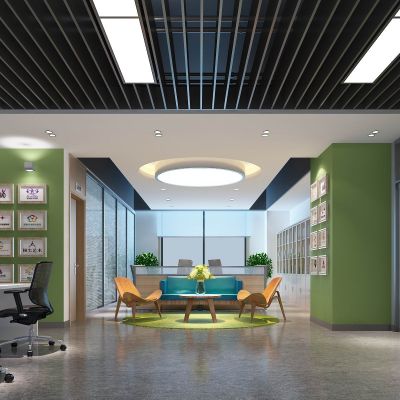 敞开办公室大图