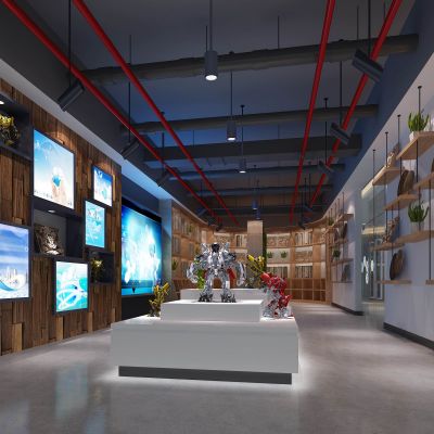 创客科技产品展示区