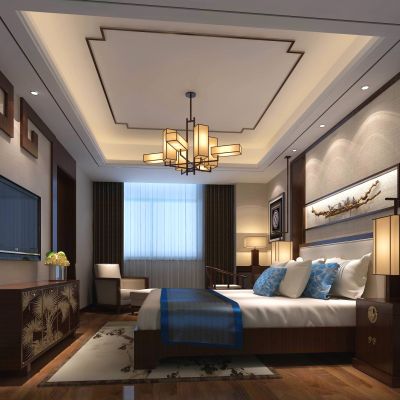 凯旋门中式次卧