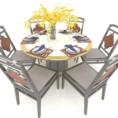 新中式风格餐桌