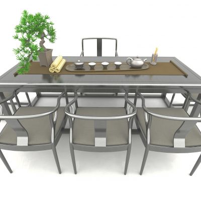 新中式风格书桌