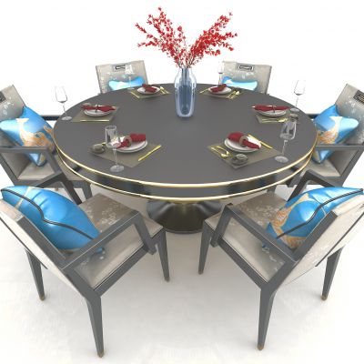 新中式风格餐桌