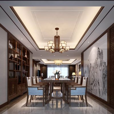 凯旋门家装中式餐厅