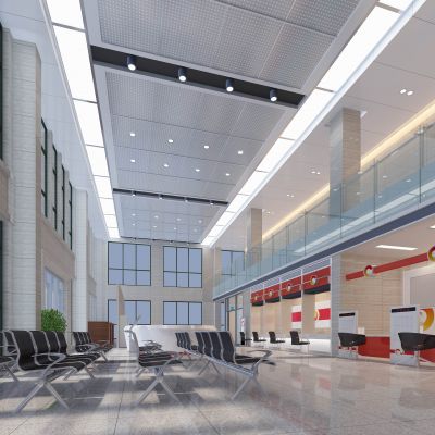 肥东商业银行大厅