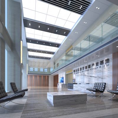 产业基地办公楼大堂