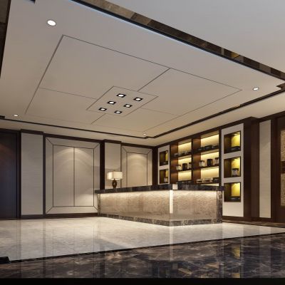 三里街棋牌室门厅大图