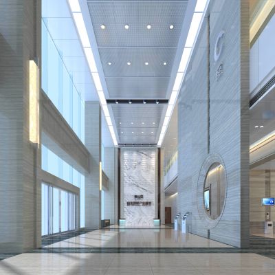 产业基地办公楼一层大厅