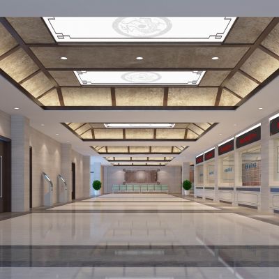 淮南疗养院住院部大厅